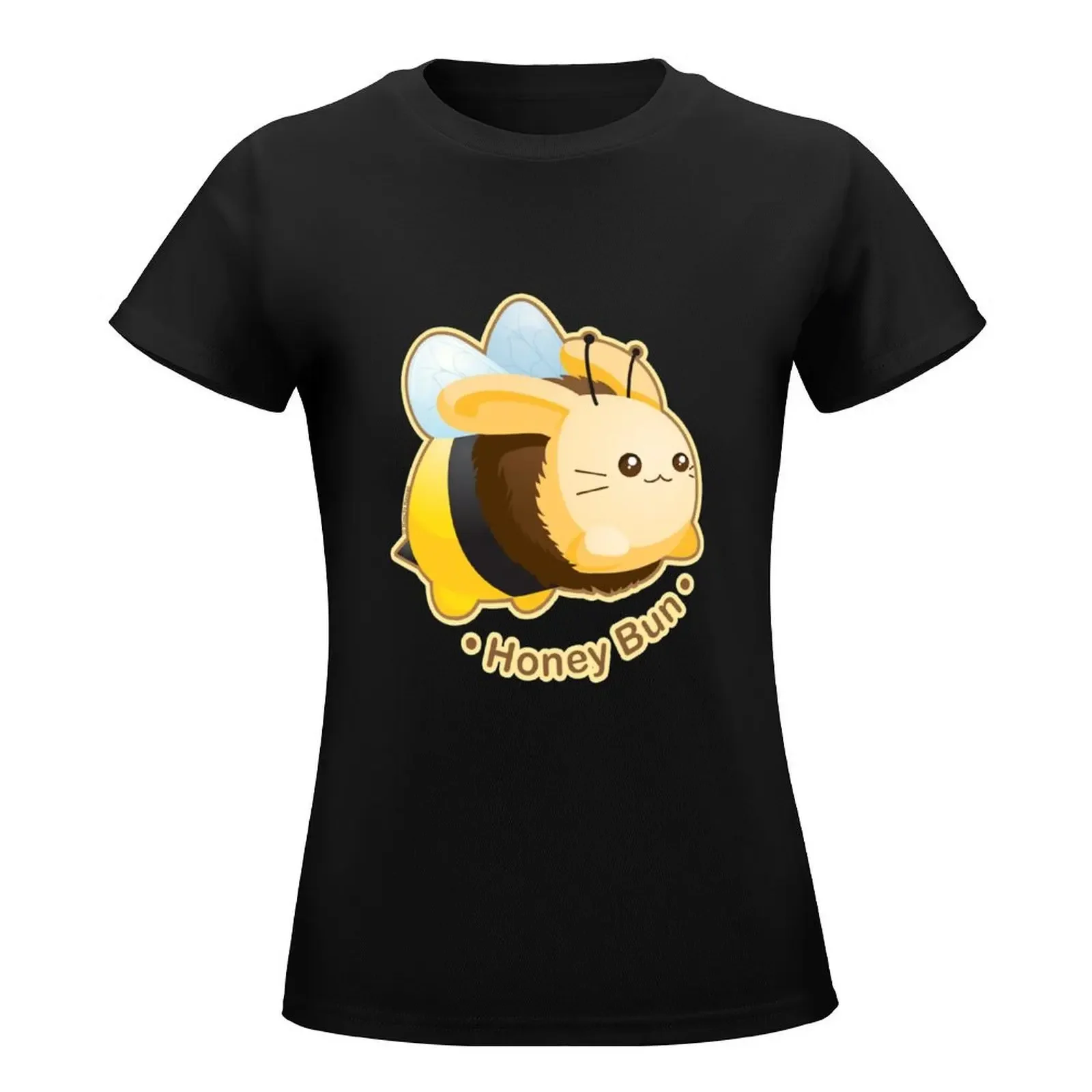 Cute Honey Bun Bunny T-Shirt summer top graphics t-shirts for Women graphic tees