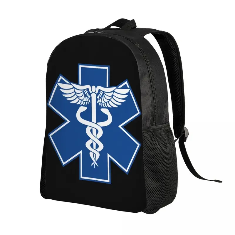 EMT-Sac à dos personnalisable pour ordinateur portable 15 pouces, accessoire de soins de santé paramédicaux