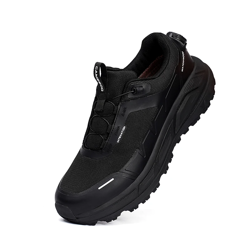 

Classic Brand Men Outdoor Shoes Blue Black Walking Shoe Man Brand Designer Trekking Shoes Mens Anti Slip Hiking Brand Shoe