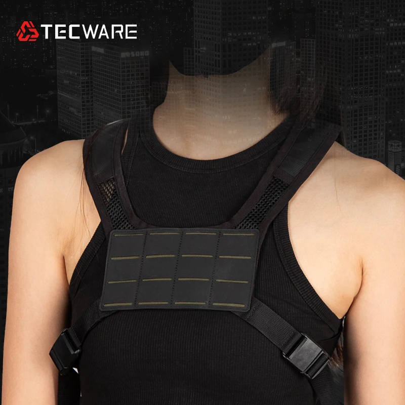 

HOMO ​MOLLE Chest Harness Vest with Running Chest Pack – Unisex Tactical Fit​