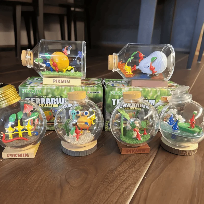 

В наличии, оригинальная коллекция террариумов Pikmin, слепая коробка, игра, аниме, мини-фигурки, конфеты, игрушки, подарки для фанатов, детские игрушки, подарок