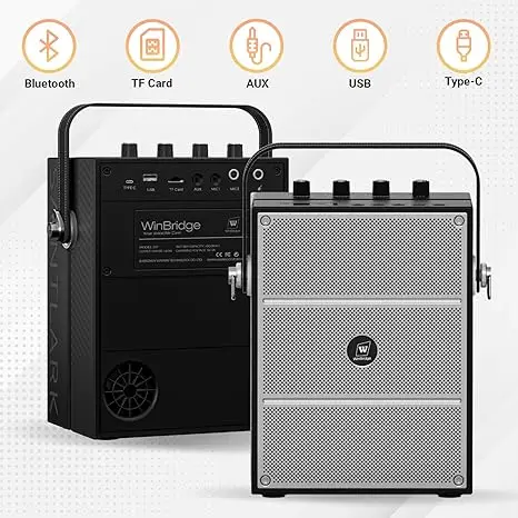 hot salt 60W Powerful Wireless Voice Amplifier with Handheld and Headset Microphones for Teachers