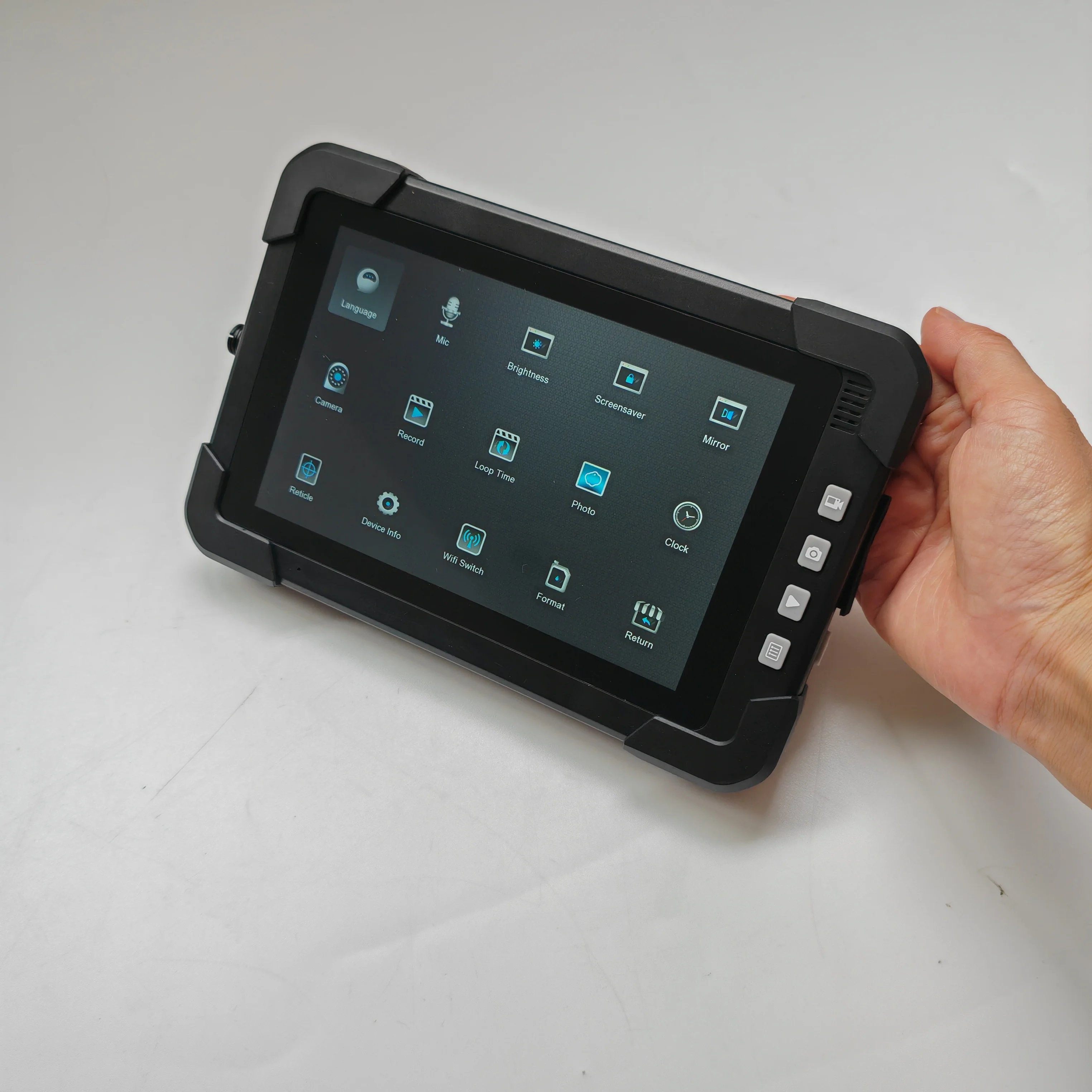 2026unique Wholesale Portable 4K AHD CVBS 7inch Touch Screen Display Handheld Industrial Pipeline/Sewer