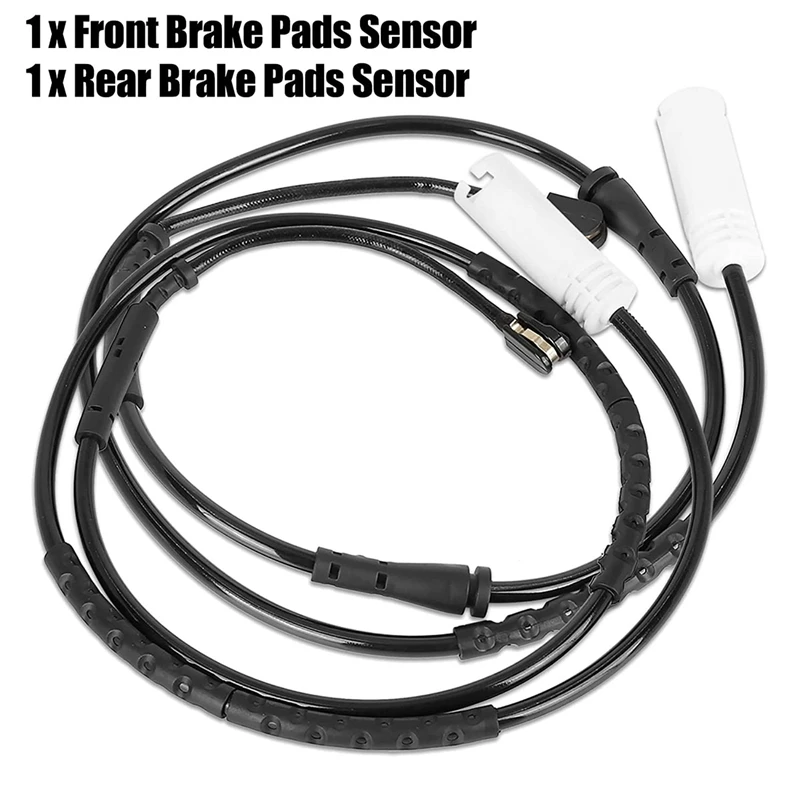 Set Front + Rear Brake Pad Wear Sensor For MINI R60 R61 34359804833 34359804834 Brake Induction Wire Replacement