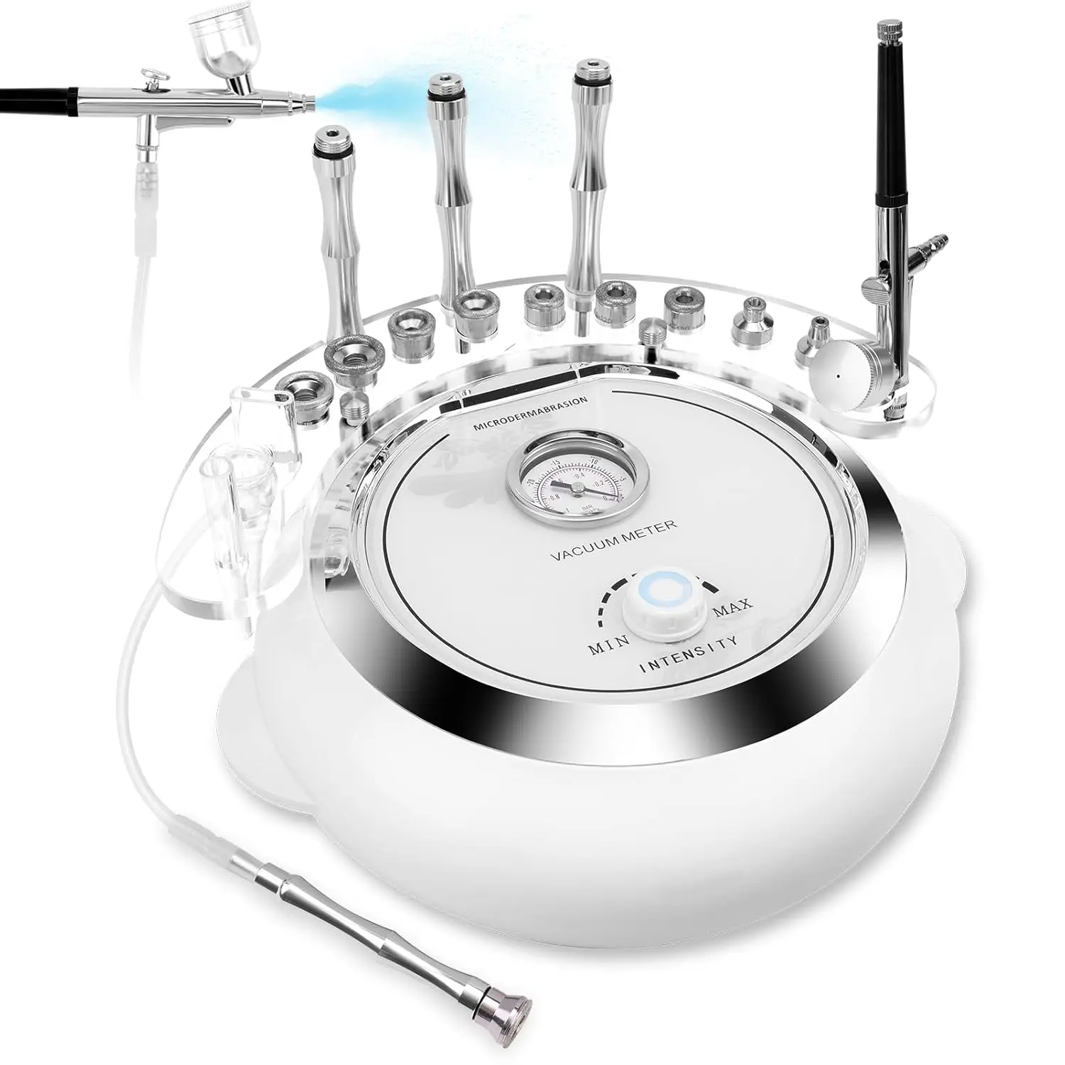 

Алмазный аппарат для лица 3-в-1 с распылителем, сильная мощность всасывания для салона ухода за кожей