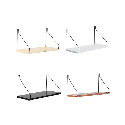 벽걸이 디스플레이 선반, 모던 선반, 벽걸이 형 목재 보관 랙, 욕실 거실 침실 홈 데코 그림 Best5