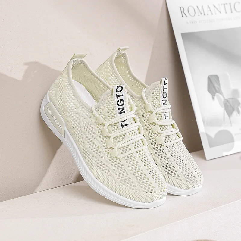 

2025 New Women'S Summer Shoes Fashionable And Comfortable Casual Sneaker Lightweight And Breathable Women'S Shoes Free Shipping