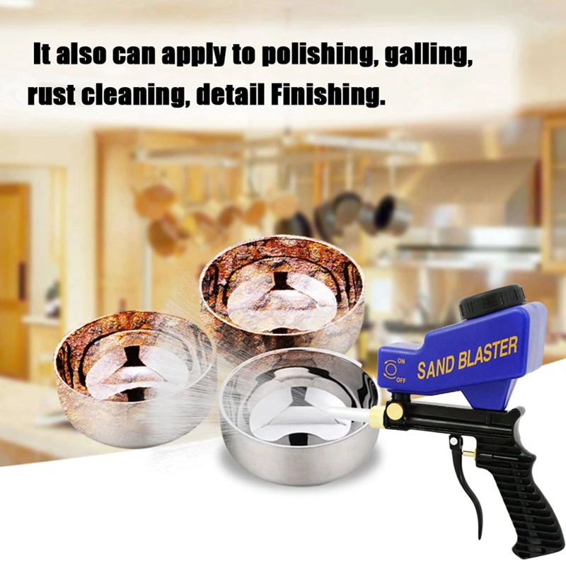 FYBL Adjustable Blasting Machine Sandblasting Tool Pneumatic Sandblasting Set Rust Blasting Device, 70-150 PSI