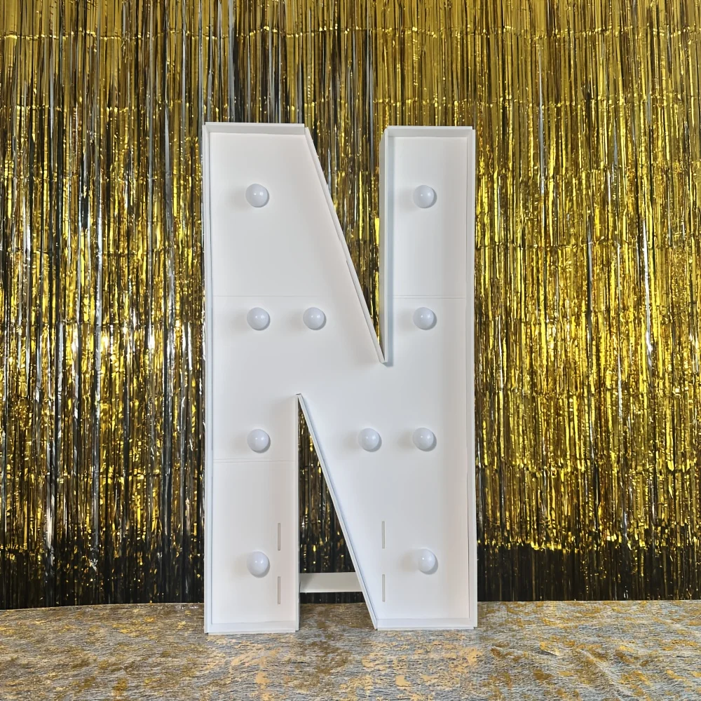 91,5 cm verlichte marquee letters, grote mozaïek marquee verlichting voor feestdecoratie, bruiloften, verjaardagen en jubilea.