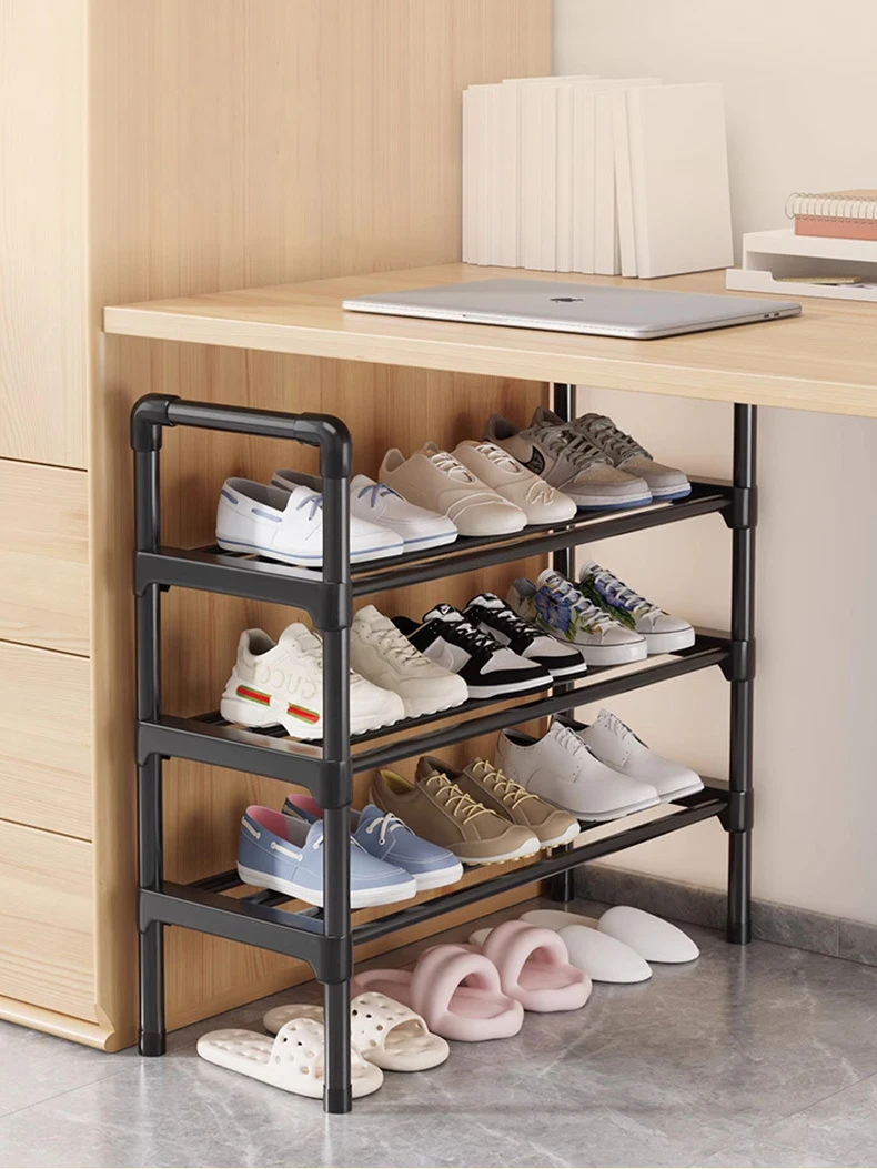 Multiple Layers Metal Shoe Rack, Large Capacity Shoe Organizer for… — view 3