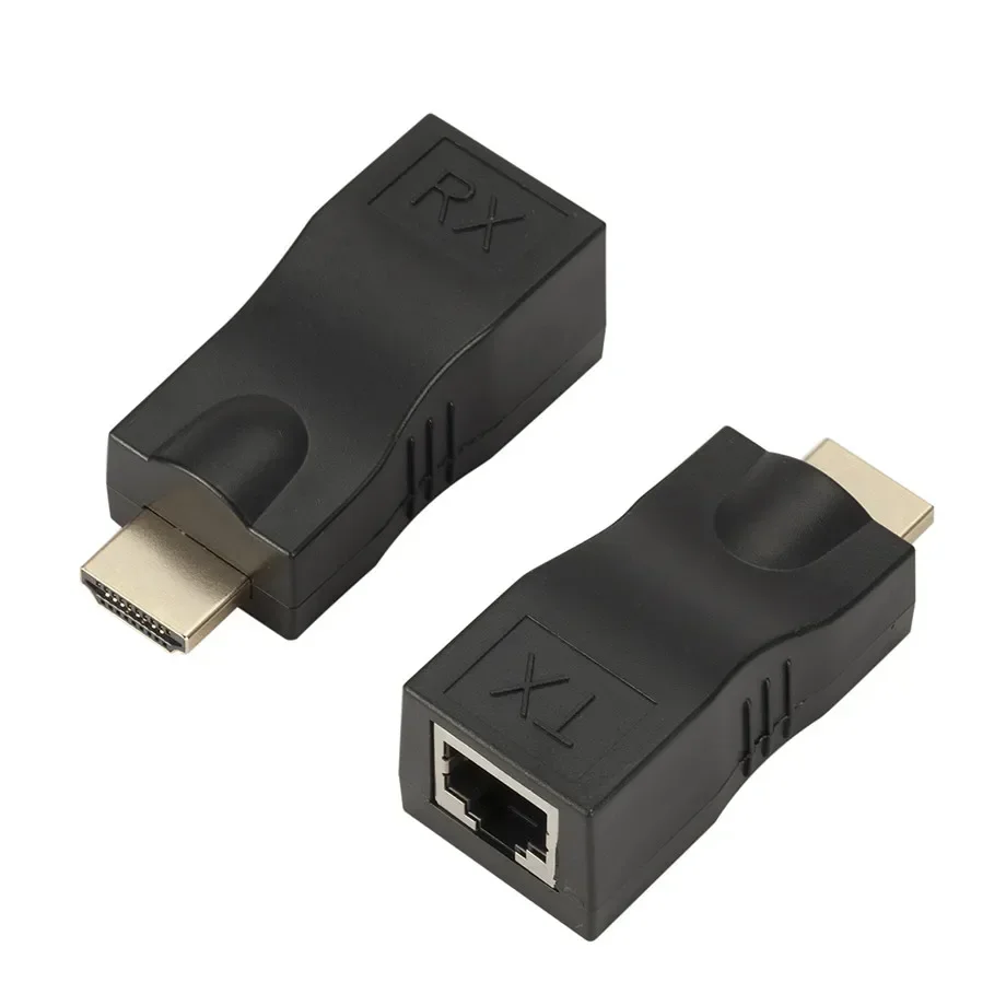 HDMI zu RJ45 Video-Extender 4K 1080P RJ45-Ports Netzwerk bis zu 30M HDMI-kompatibel zu RJ45 über CAT5e / 6 UTP LAN-Verlängerungskabel – Detail 12
