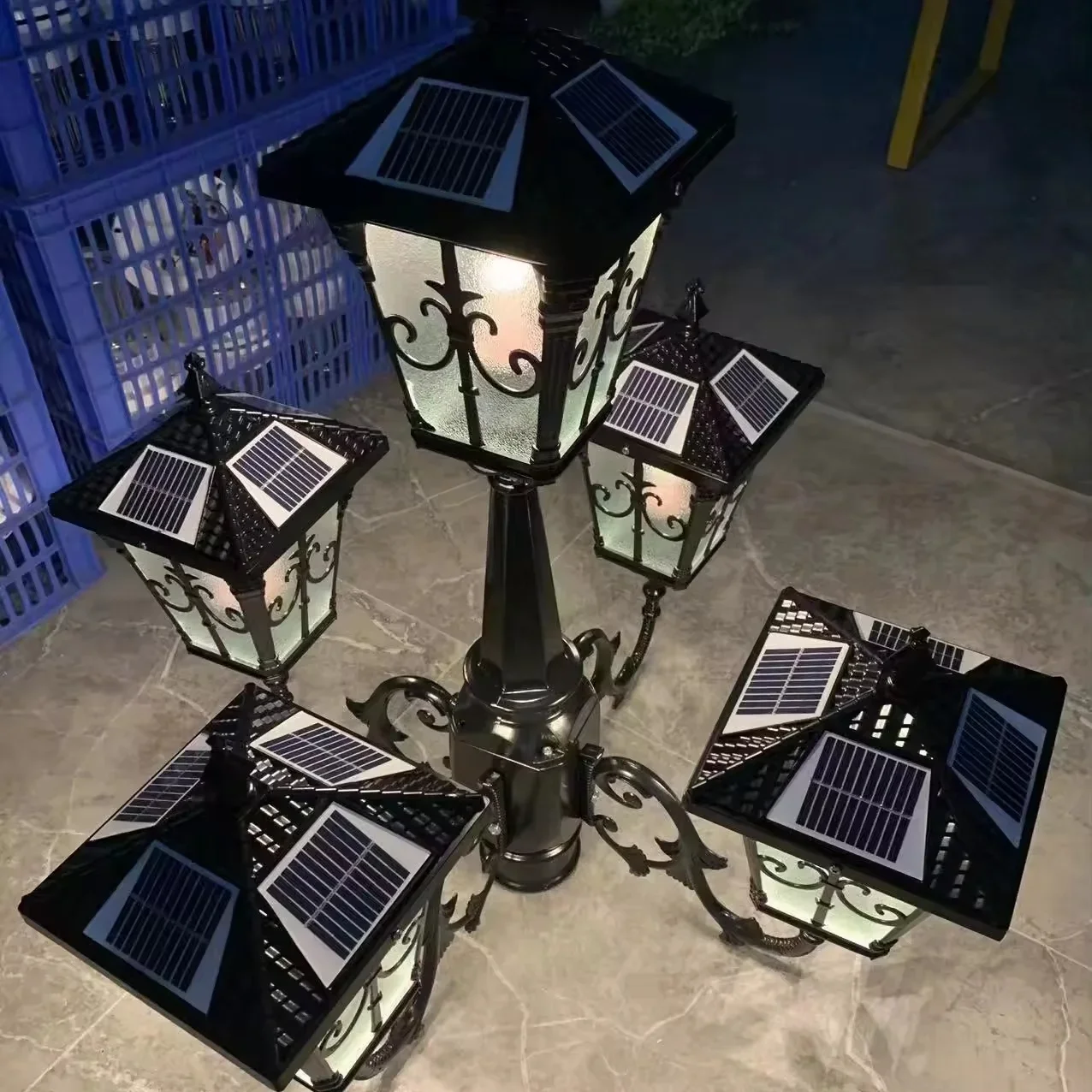 LED Solar Powered Garden Lights, Iluminação Paisagem, Parque, Corredor, Decoração ao ar livre