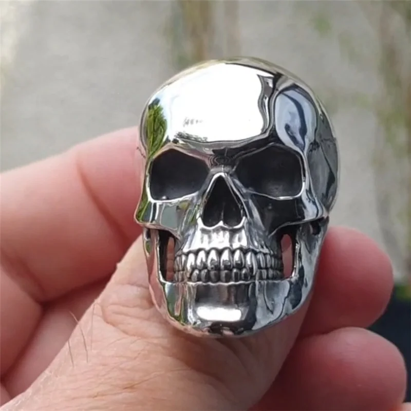 

New Skull Rings Skeleton Men Rings Alloy Rock Punk Halloween Party Gift Classic Rings For Men Accessories Wholesale