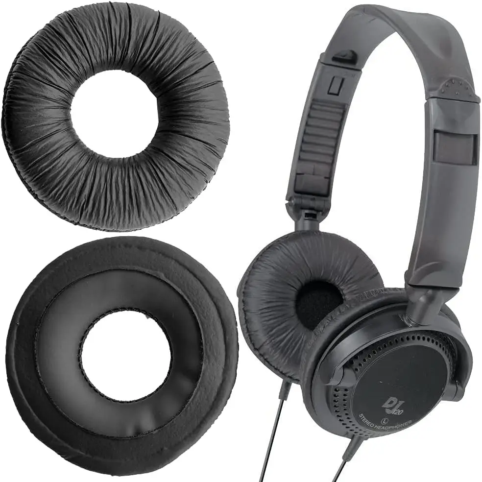 Oorkussens compatibel met Panasonic Technics RPDJ120 RP-DJ120 RP-DJS200E RPDJS200 RP-DJS150E RPDJS150 hoofdtelefoon, vervangend leer