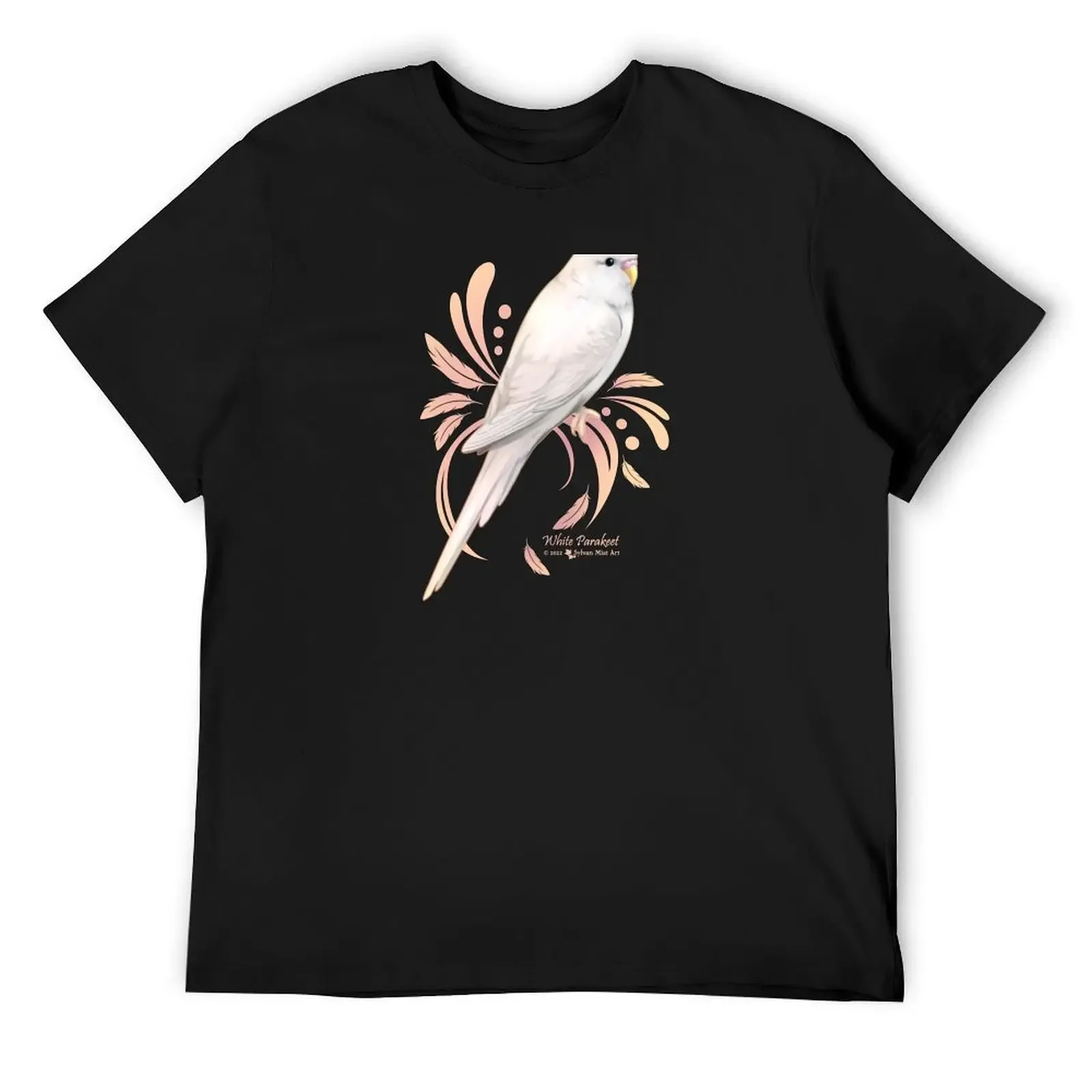 

White Parakeet T-Shirt blanks sublime cute tops mens tall t shirts