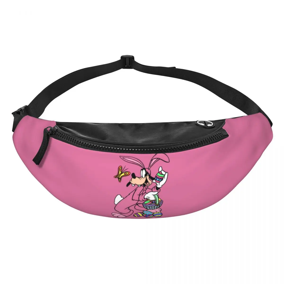 

Custom G-Goofy Cartoon Goof Fanny Pack Men Women Fashion Anime Cartoon Crossbody Waist Bag for Traveling Phone Money Pouch