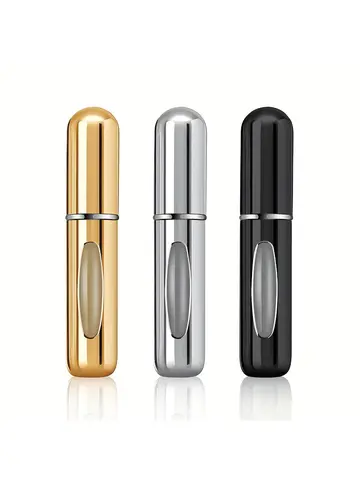 Mini Refillable Perfume Atomizer Aluminum, Travel Perfume Atomizer 5ml, Portable Perfume Dispenser, Refillable Perfume Case Rugg
