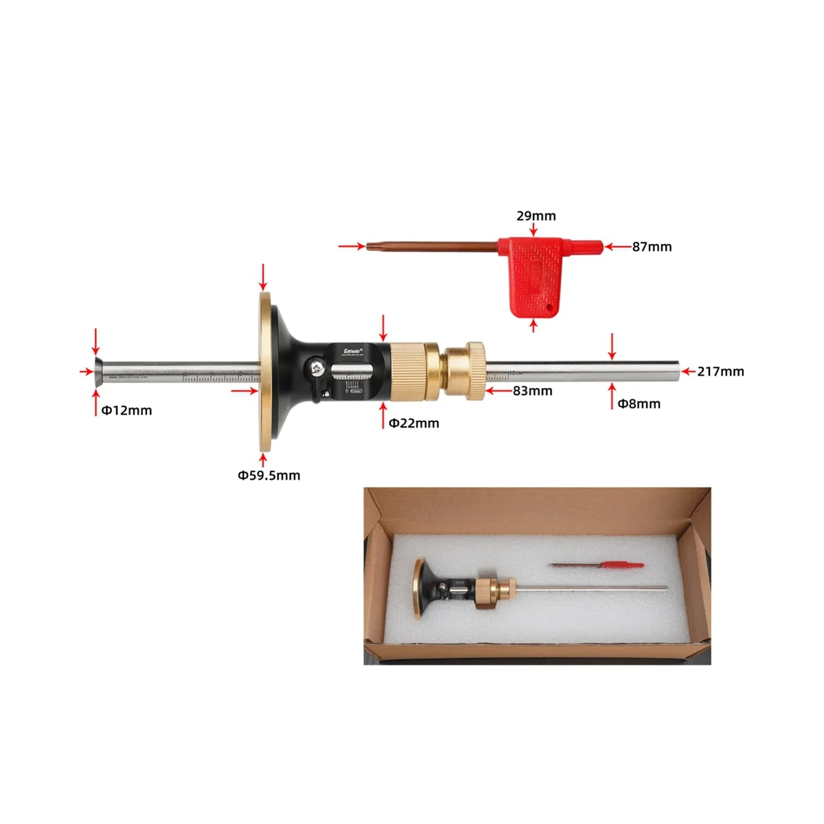 Outil de traçage de ligne parallèle, jauge de traçage de tenon, réglage fin, travail de calcul