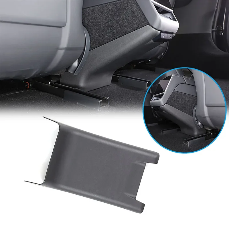 

For Tesla 2023 2024 Model 3 New Edition Car Central Control Rear Anti-kick Plate Decorative Cover Interior Car Accessories