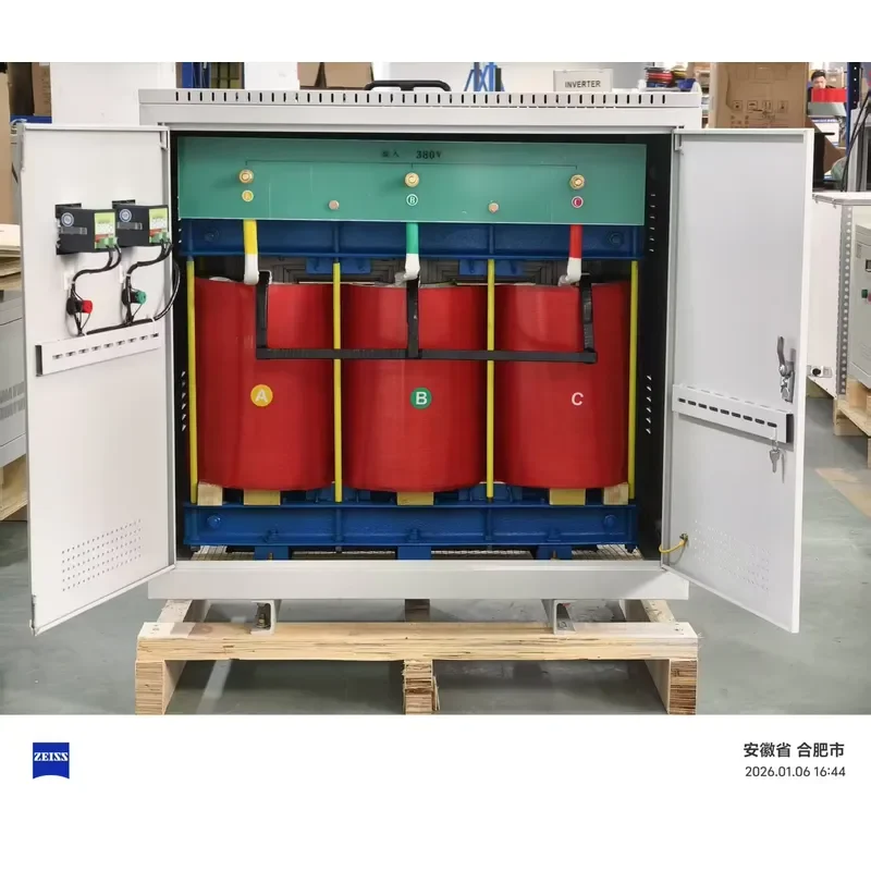Reliable 20kva 30KVA 50KVA Dry Type Transformer 400v To 200v CE ISO For Filipino Fishing Boat Generators