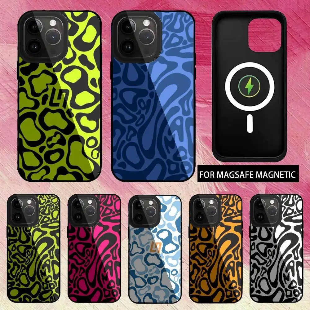 

L-Lando N-Norris PinkF1 Phone Case For iPhone17,16,15,14,13,12,11 Plus,Pro Max Magnetic For Magsafe Wireless Charging