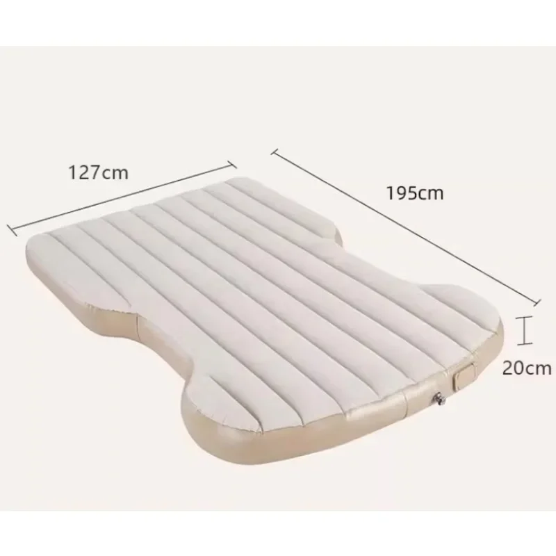 Car Inflatable Mattress Portable Camping Sleeping Pad Vehicle Air Cushion For Auto Rear Seat Rest Outdoor Road Trip