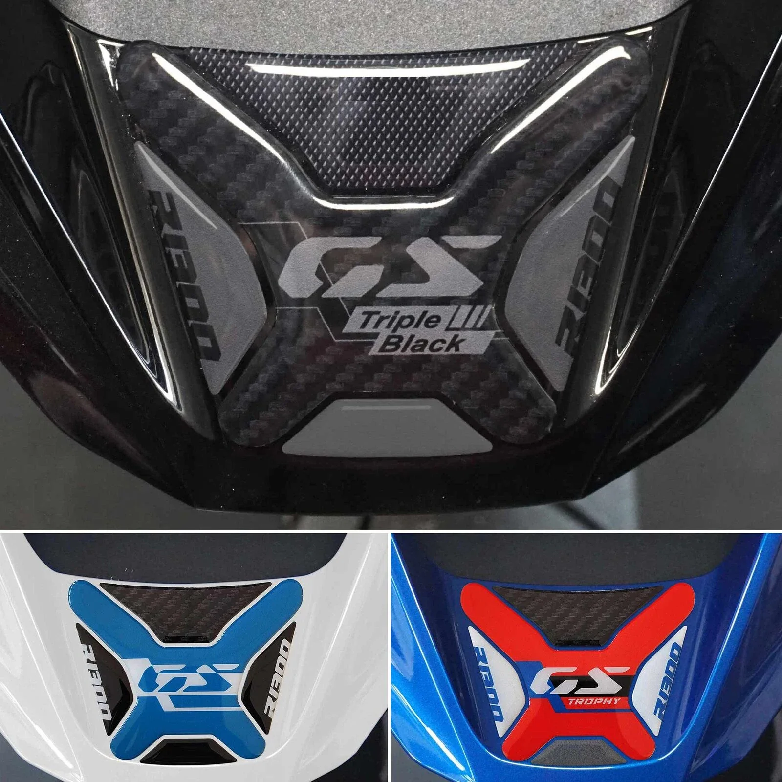 For BMW R1300GS 2023 2024 3D Sticker Front Mouth Mask Decal Motorcycle Accessories