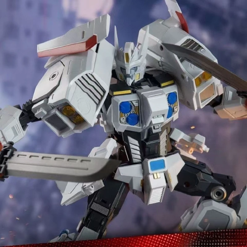 

WT-01 Transformed toys White Drift Robot Moving Humanoid Toy Alloy Version Boy Gift Collection Original Box