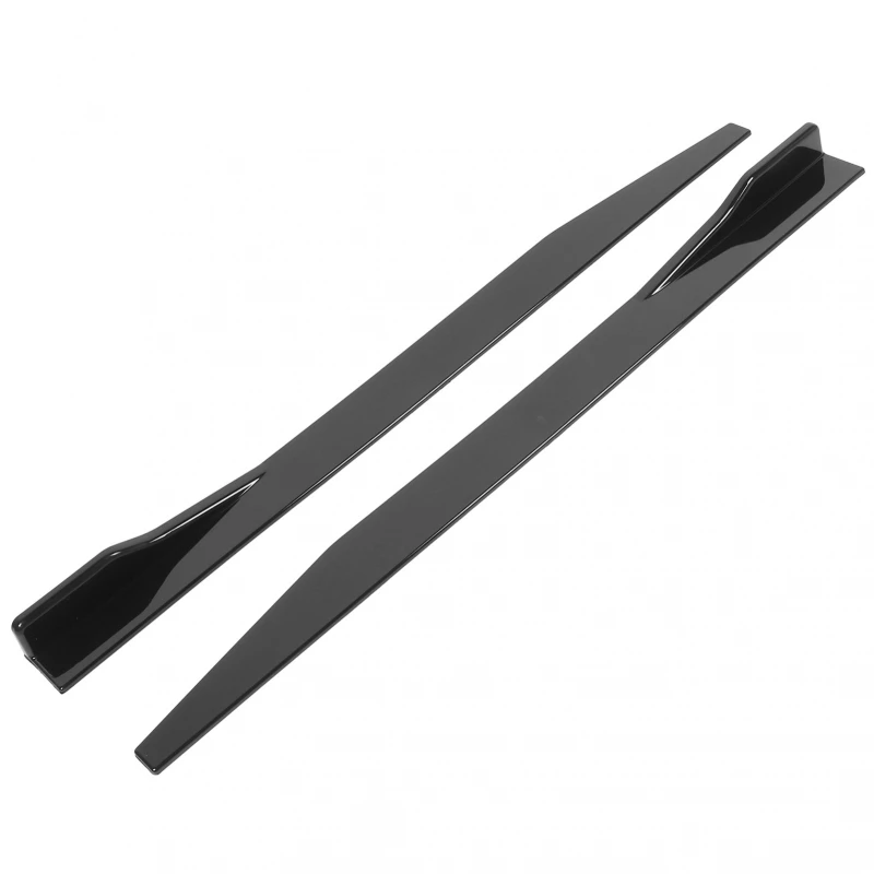 120 cm 2 stuks auto zijrok splitter lip winglet diffuser universeel voor sedan en hatchback - afbeelding 2