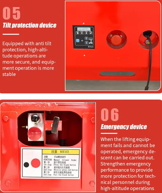 Self Propelled Scissor Lift Platform Electric Hydraulic 5-8M Height Compact Design Mobile Aerial Work Platform for Indoor Use