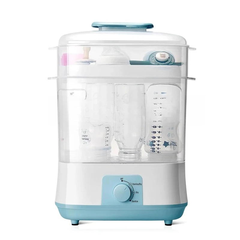 

Large Capacity Electric Baby Bottle Sterilizer Dryer High Temp Steam Heater Safe Baby Feeding Essential