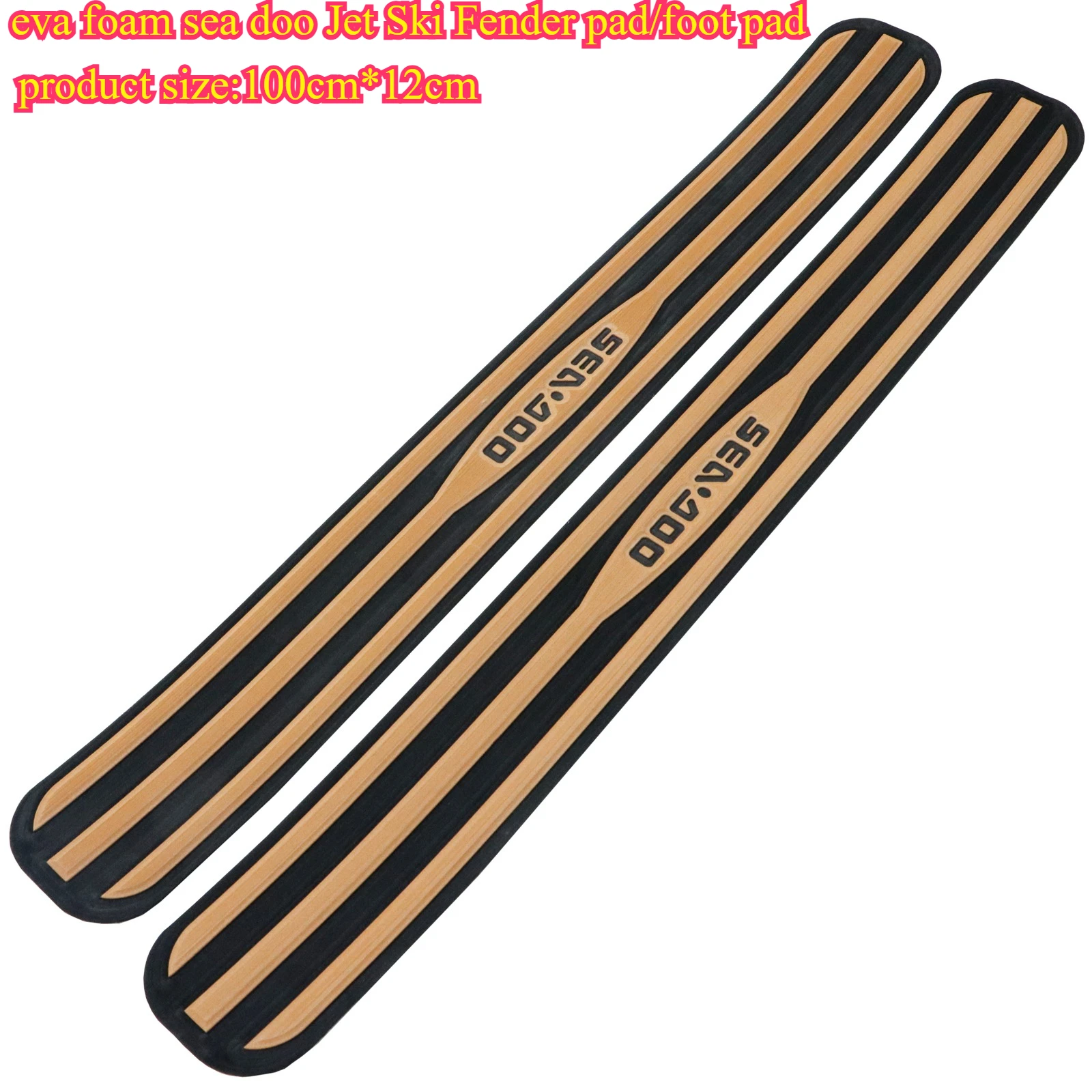 

Custom 2pcs Eva Foam PWC Sea-Doo Gunnel Pads Non-Slip Foot Mat Self-adhesive Jet Ski Fender Pad Marine Vehicle Pad Accessories