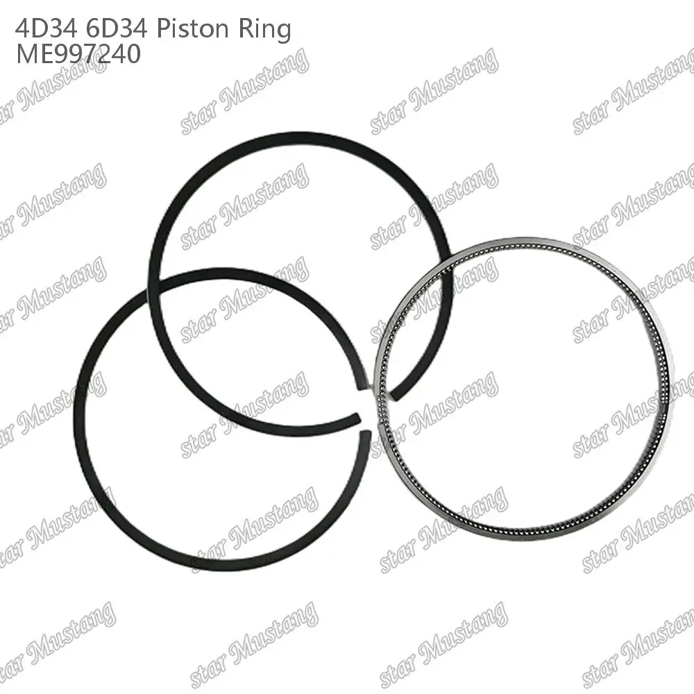 4D34 6D34 Piston Ring ME997240 Suitable For Mitsubishi Engine Parts