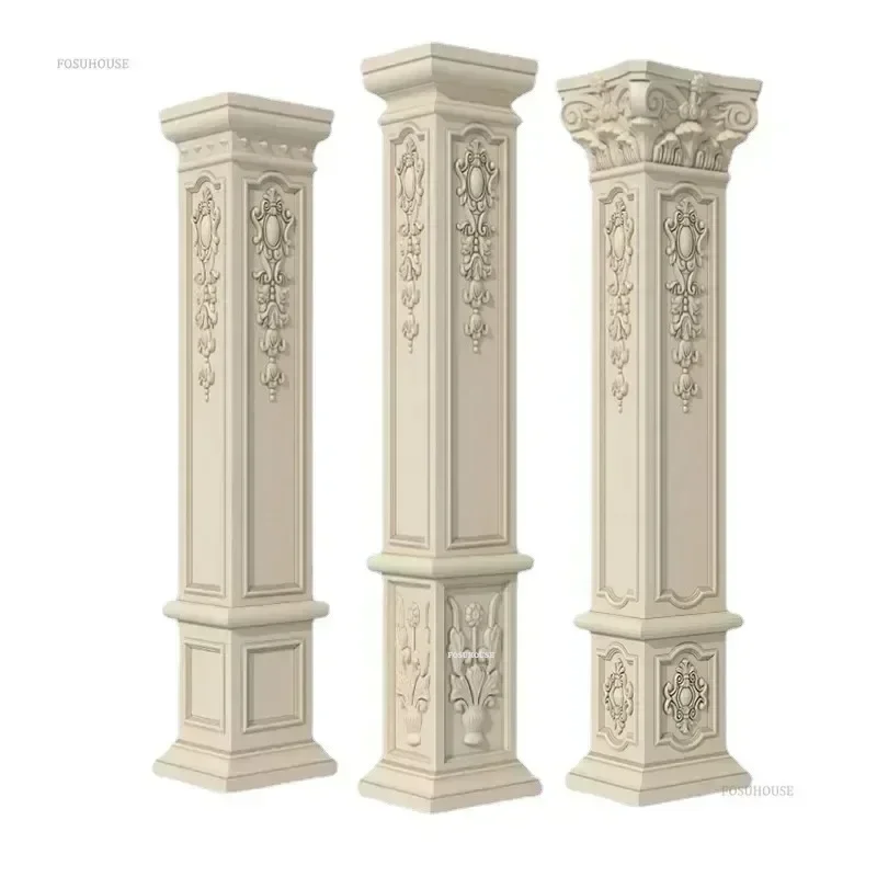 

Форма для квадратных колонн, римская колонна, античная форма с различными узорами для домашних и садовых зданий, полный набор квадратных столбов для ворот виллы