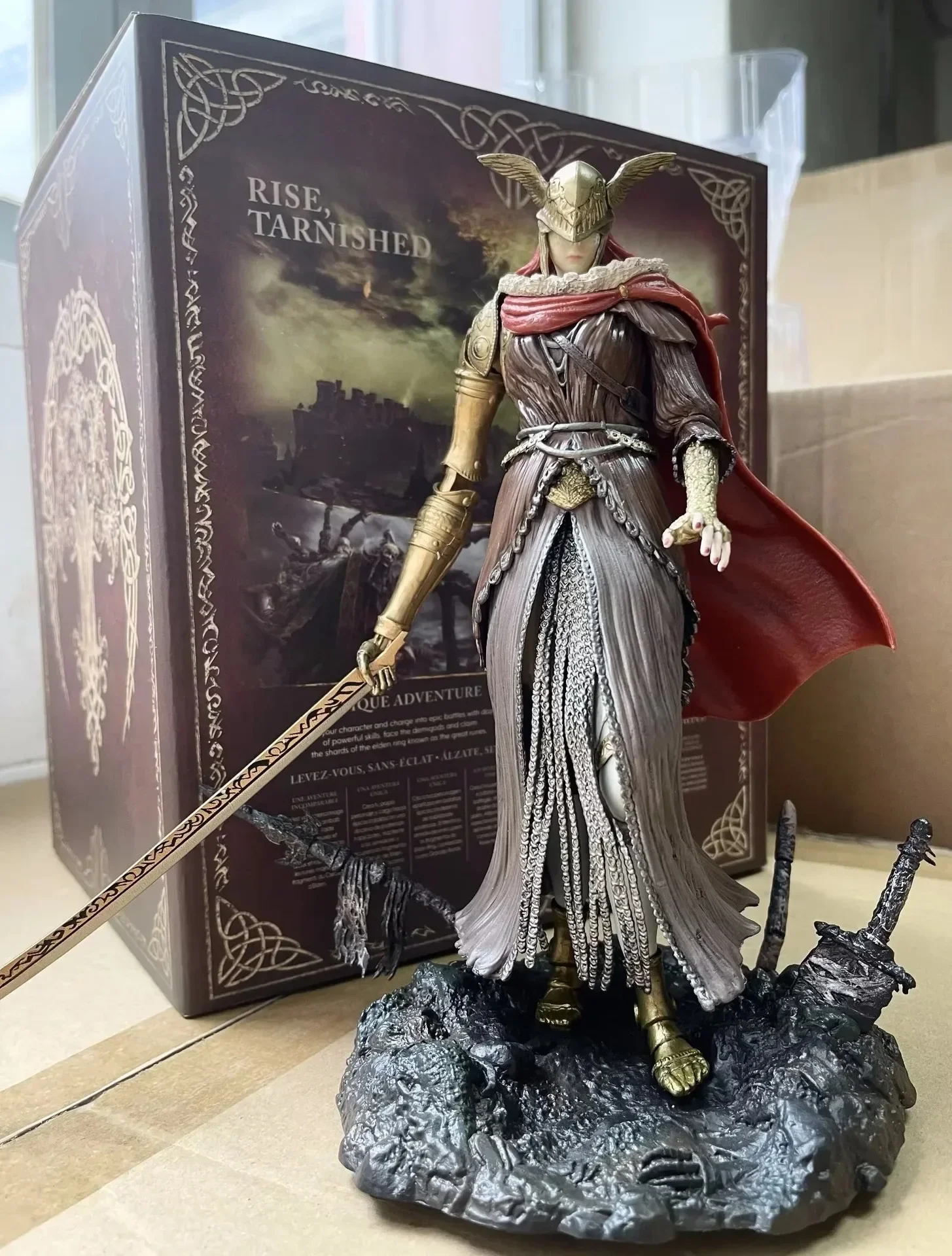 [In Stock] Elden Ring Anime Figure Valkyrie Action Figures Malenia PVC Figurine Collection Statue Model  Decoration Kids Gifts