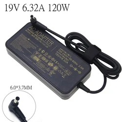 Chargeur d'alimentation adaptateur pour Bali TUF Gaming, FX705GE, FX705GD, FXaffair, FX505GD, FX505GE, FX505DY, 19V, 6,32 A, 120W, 6.0x3.7mm