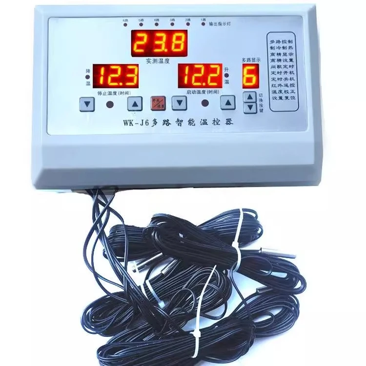 

Автоматический прибор контроля постоянной температуры, 6-канальный термостат, 6-зондная линия, многоканальный водяной насос с вентилятором J6A