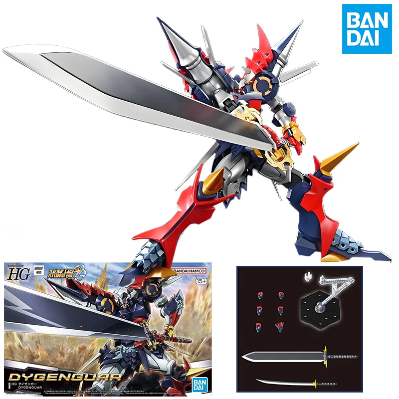 

Bandai Original Super Robot Wars OG Game Anime Figure HG DYGENGUAR GRUNGUST TYPE-0 Action Figure Toys for Kids Gift Model