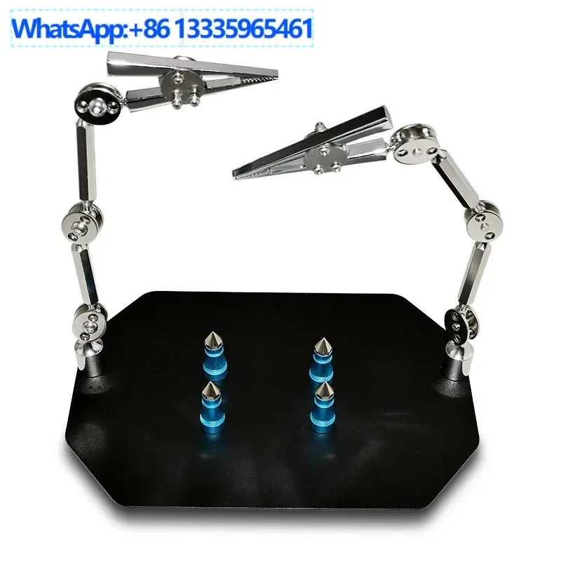 

2PCS welding auxiliary bracket workbench PCB circuit board fixing clip maintenance welding bench metal clip