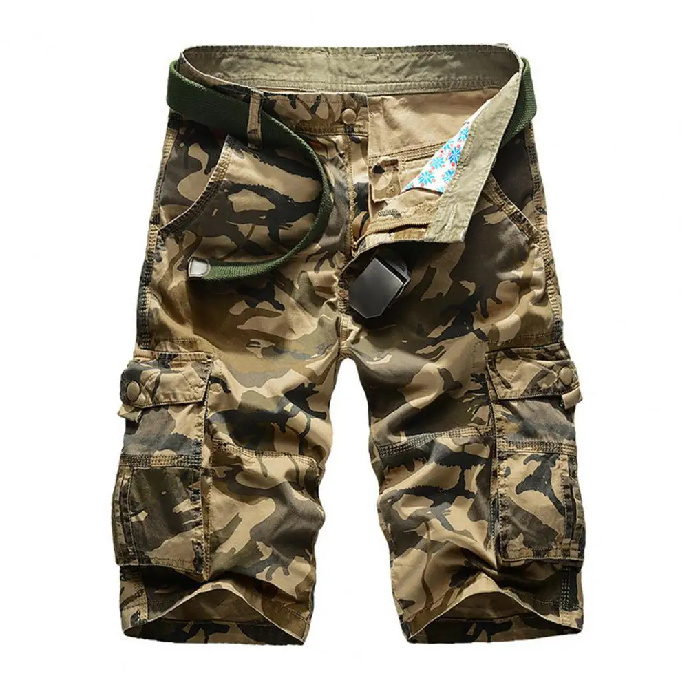 Classic Men Camouflage Print Sports Shorts Quick Drying Summer Shorts Male Outdoor Hunting Fishing Shorts Daily Garment