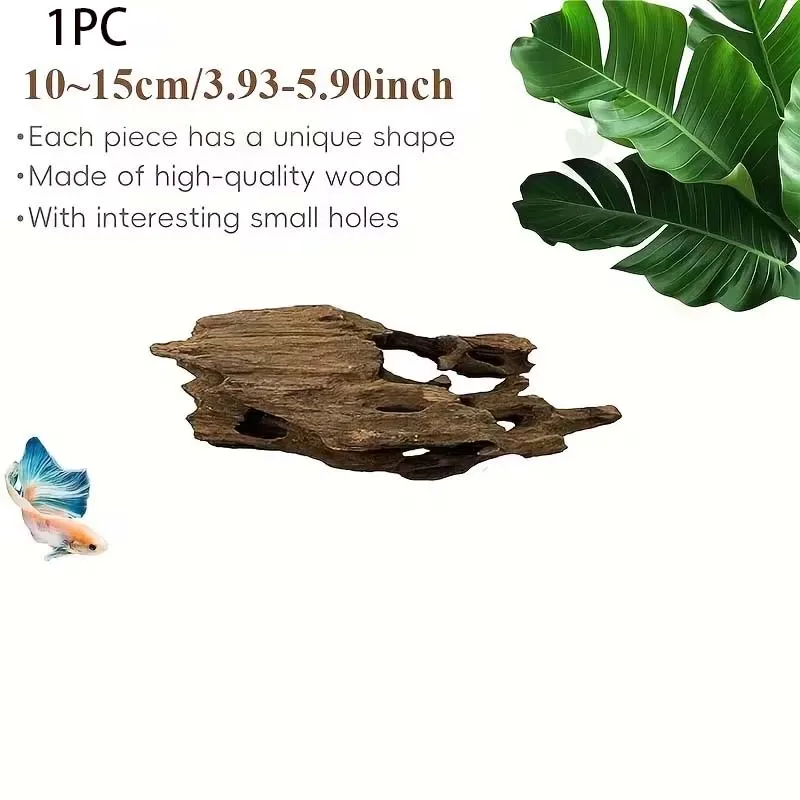 1/2 Stück Treibholz Aquarium-Dekoration | Natürliches Pflanzenmaterial, Ideal für Fisch- und Reptilientanks, Bietet Versteckte Klettermöglichkeiten – Detail 5