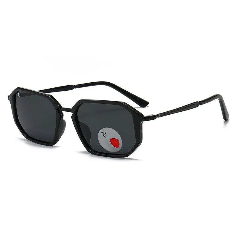 

Солнцезащитные очки 3402 Retro Hexagonal Polarized, унисекс, модные, геометрической формы, с поляризацией, UV400, металлическая оправа, для вождения.