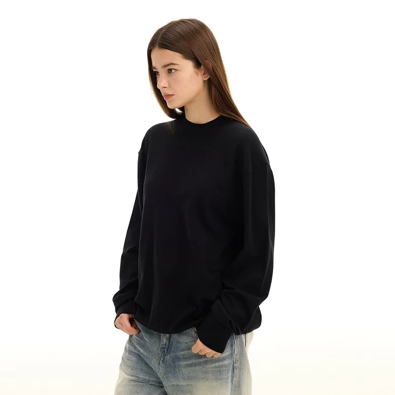 Men Knit Pullovers Round Neck Long Sleeved Sweaters Casual Solid Thick Jumpers Spliced Regular Male Tops Autumn Winter 2026