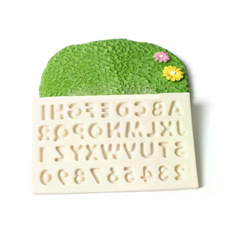.1Pc Silicone Letters Numbers Fondant Cake Mold DIY Sugarcraft Chocolate Baking Decor. view 3