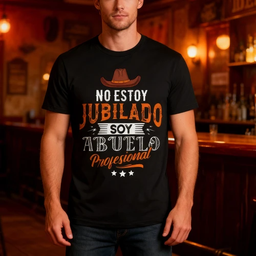 No soy jubilado, soy un abuelo profesional, camiseta de diseño Vintage, camiseta divertida para hombre, regalo del Día del Padre, ropa de calle de moda para abuelo
