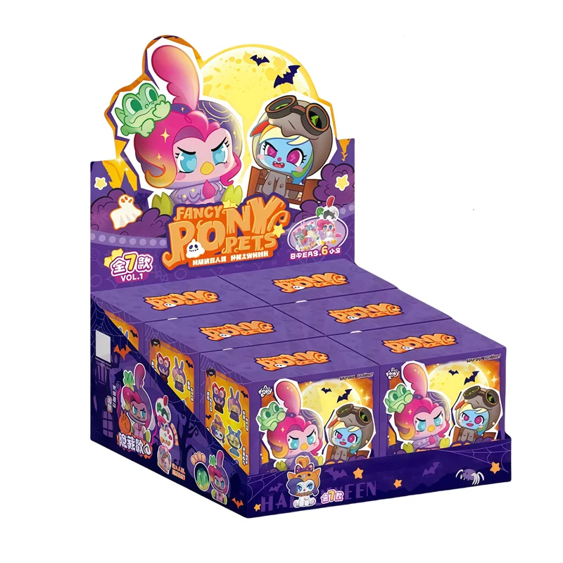 카유 나이트메어 문 마이 리틀 포니 핑키 파이 애니메이션 만화 인형 액션 피규어 블라인드 박스 컬렉션 장난감 휴일 소녀 선물