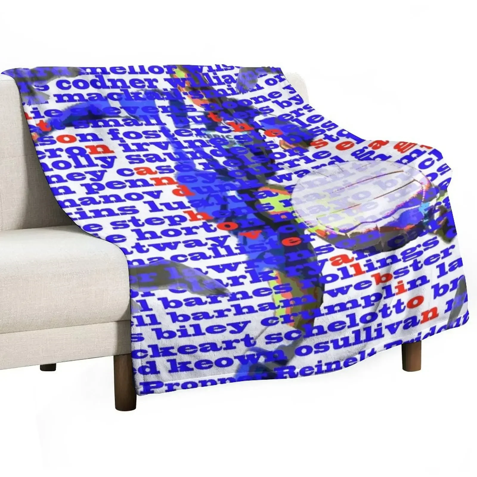 Seagulls Heroes Throw Blanket Multi Use Warm Blanket for Living Room Bedroom