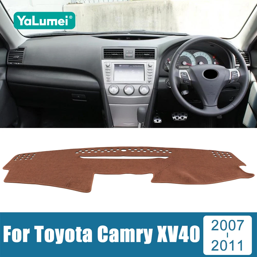 

Car Accessories For Toyota Camry XV40 40 2007 2008 2009 2010 2011 Dashboard Cover Avoid Light Pad Anti-UV Carpets Non-Slip Mat