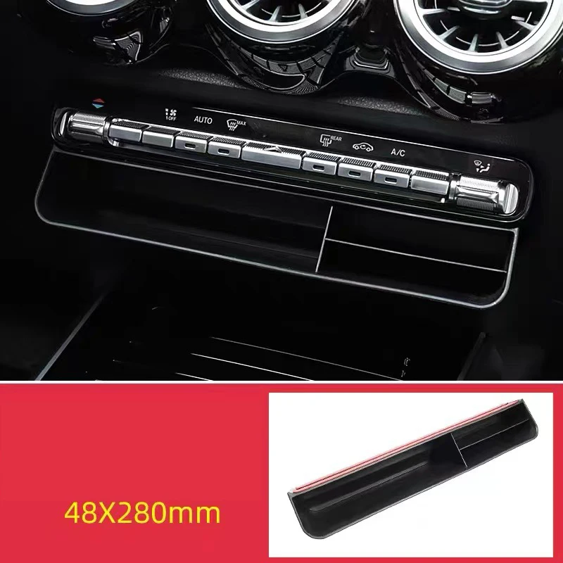

Автомобильный ящик для хранения центрального управления для Mercedes Benz A B CLA GLB GLA GLE Class W177 W247 C118 X247 H247 W167 EQA EQB 2020-2024 Trim