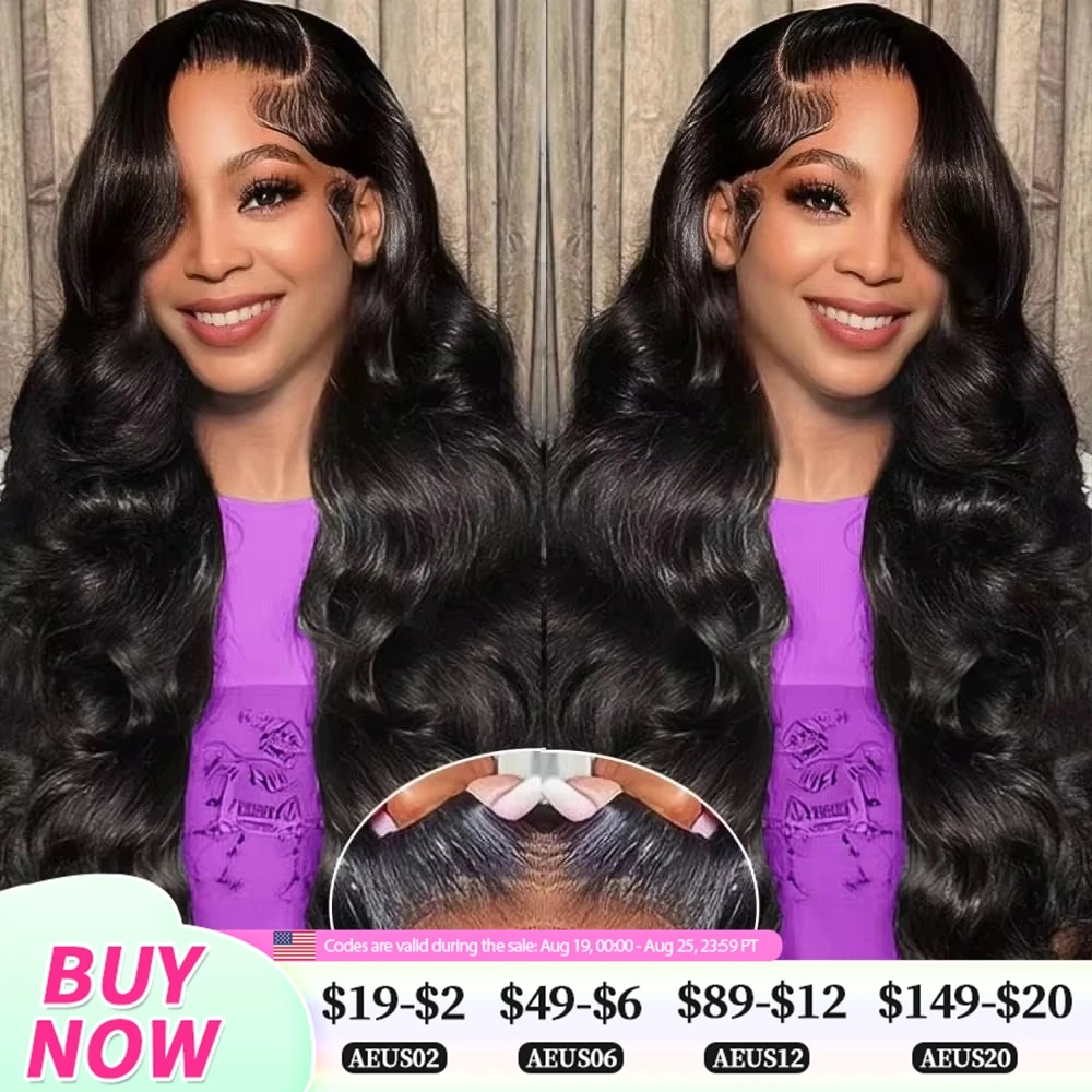 Wear And Go Glueless Wig Body Wave Human Hair Wigs 30 32 Inch 6x4 5x5 Lace Closure Wig Pre Plucked Pre Cut Human Hair Wigs